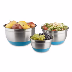 Relaxdays 4052025969240, Régler, Bleu, Argent, Acier inoxydable