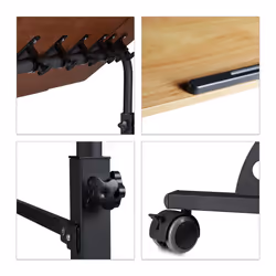 Relaxdays 4052025969578 bureau d'ordinateur Noir, Bois - Vue supplémentaire 5
