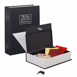 Relaxdays 4052025969660, Boîte de rangement, Noir, Argent, Blanc, Rectangulaire, Carton, Plastique, Acier, Image, Intérieure