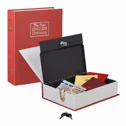 Relaxdays 4052025969677, Boîte de rangement, Rouge, Argent, Blanc, Rectangulaire, Carton, Plastique, Acier, Image, Intérieure