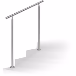 Description générale Cette rampe d'escalier en inox brossé est conçue pour assurer la sécurité lors de la montée et de la des ...