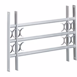 Description générale Cette grille de fenêtre de défense est conçue pour protéger les fenêtres vulnérables, telles que celles ...