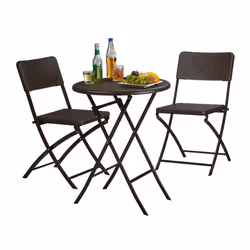 Relaxdays BASTIAN, Chaise, Acier, Acier, 300 kg, 80 kg, Marron