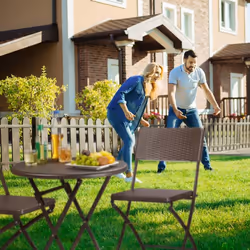 Relaxdays BASTIAN kit de meuble de camping Marron