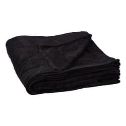 Relaxdays 4052025970567 plaid 200 x 220 cm Polyester Noir