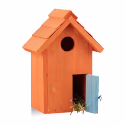 Relaxdays 10020734_57, Support, Orange, Métal, Bois, 100 mm, 80 mm, 210 mm