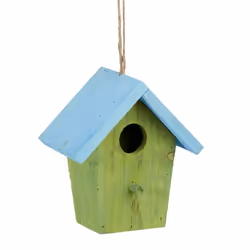 Relaxdays 10020732_53, Support, Vert, Bleu clair, Bois, 150 mm, 80 mm, 160 mm