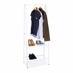 Relaxdays 10020566_49, Colonne, Acier, Blanc, 15 kg, Blanc, 615 mm