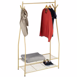 Description générale Faites de la place dans votre couloir avec le portant à vêtements SANDRA, conçu pour optimiser votre esp ...