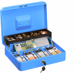 Si vous voulez stocker del'argent en toute sécurité, cette caisse à monnaie est le bon choix. La caissepeut être utilisée aus ...