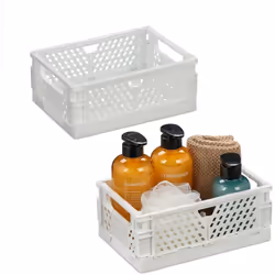 Vous voulez mettre un peu d’ordre dans votre chez-vous ? Alors optez pour ce superbe lot de 2 boîtes de rangement ! Ces caiss ...