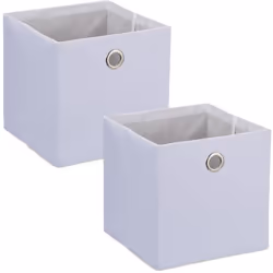 Vous voulez mettre un peu d’ordre dans votre chez-vous ? Alors optez pour ce superbe lot de 2 boîtes de rangement ! Chacune d ...