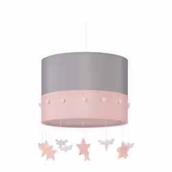 Relaxdays 4052025980252, 1 ampoule(s), E27, Gris, Rose, Blanc