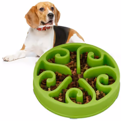 Votre animal à quatre pattes est un gros mangeur et dévore tout son repas d’un coup? Alors cette gamelle anti-glouton, grâce  ...