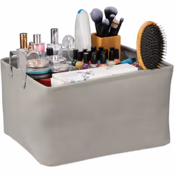 Cette caisse en tissu est parfaite pour mettre de l’ordre dans votre maison et dans vos affaires quotidiennes. Pour les servi ...
