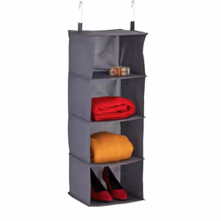 Vous cherchez à mettre un peu d’ordre dans votre armoire ? Accrochez cette étagère suspendue à une tringle à vêtements ! Les ...