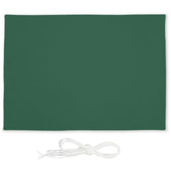 Relaxdays - Voile d'ombrage rectangulaire, hydrofuge, polyester, tendeurs, 3,5 x 4,5 m, jardin et balcon, verte