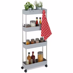 Besoin d'un rangement à la fois mobile et ne prenant pas trop de place ? Ce meuble à roulettes pourrait vous intéresser. Vous ...