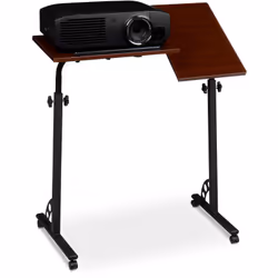 Surfez ou travaillez tranquillement depuis votre canapé, votre lit, votre bureau avec cette table pour ordinateur à 4 roulett ...