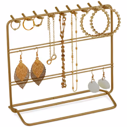Votre tiroir déborde de bijoux ? Vos colliers sont emmêlés ? Vous ne trouvez pas vos boucles d’oreilles préférées ? Pas de pa ...