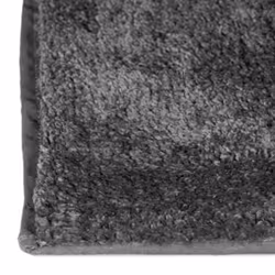 Relaxdays Lot de 2 tapis de bain avec motifs graphiques tapis de douche et tapis WC 80 x 50 cm salle de bain tapis lavable, gris