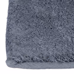 Relaxdays tapis de bain lavable 70 x 120 cm tapis de douche salle de bain, gris