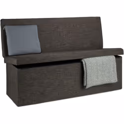 Faites un peu d'ordre et remplissez ce grand pouf de rangement avec des journaux, des jouets, des coussins ou d'autres objets ...