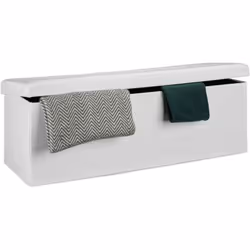 Remplissez ce tabouret de rangement avec des livres, journaux, DVD ou autres objets. Vous avez soudain besoin de place ? Pas  ...