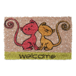 Relaxdays 4052025996093 paillasson Paillasson décoratif Intérieure Rectangulaire Multicolore