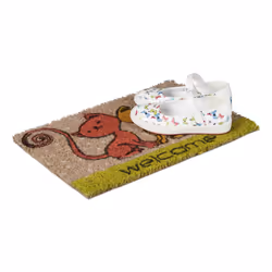 Relaxdays 4052025996093 paillasson Paillasson décoratif Intérieure Rectangulaire Multicolore