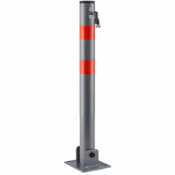 Ce poteau de parking vous permet de garder votre place de parking et éloigne les intrus. Que ce soit pour entrer, sortir ou d ...