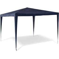 Tonnelle tente de jardin terrasse chapiteau pergola guitoune tente festival bar été h x l x p 2,5 x 3 x 3 m, bleu - Relaxdays