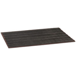 Tapis de salle de bain Bambou 80 x 50 cm Douche Tailles différentes Couche antidérapante, noir - Relaxdays