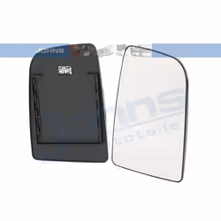 Miroir De Rétroviseur; JOHNS; droit Partie supérieure; pour MERCEDES-BENZ, VOLKSWAGEN, VW; 0028111633, 0028111833, 28111633,  ...