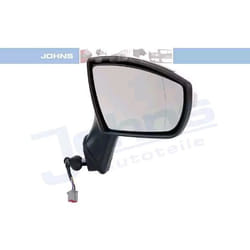 Rétroviseur extérieur Johns 32 80 38-23 droit avec couche d'apprêt pour ajustage électrique des rétroviseurs, asphérique, chauffant avec couche d'appr