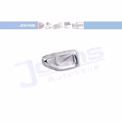 Clignotant; JOHNS; blanc avant droite, installation latérale sans porte-lampe; pour DACIA; 261601801R