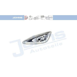 JOHNS 41 87 21-5 Clignotant blanc avant gauche, installation latérale sans porte-lampe KIA: Sportage III