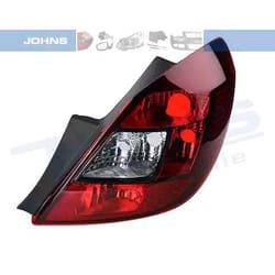 JOHNS 55 57 88-17 Feu arrière droit teinté, Rouge sans porte-lampe OPEL: Corsa D 3/5 portes