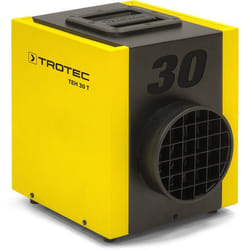 TROTEC Chauffage électrique de chantier TEH 30 T - 3300 watts - Chauffage mobile - Débit dair 300 m³/h