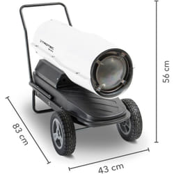 Trotec Canon à air chaud au fioul à combustion directe IDE 30 D