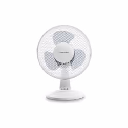 Le ventilateur de table TVE 10 dispose d'une puissance de 25 watts, de deux vitesses, d'une fonction d'oscillation automatiqu ...