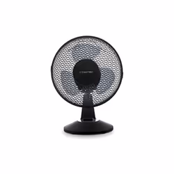 Le ventilateur de table TVE 11 dispose d'une puissance de 25 watts, de deux vitesses, d'une fonction d'oscillation automatiqu ...