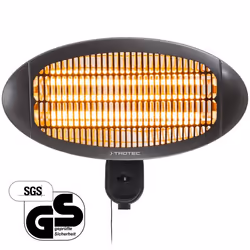 Radiateur infrarouge électrique IR 2000 S - TROTEC - Chauffage dextérieur - 3 niveaux