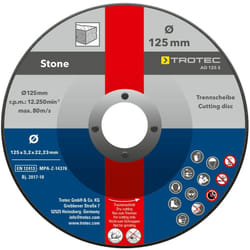 Trotec Disques de coupe pour pierre AD 125 S (5 pces)