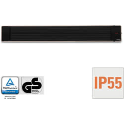 Trotec - Chauffage radiant sans lumière ird 2400 - IP55, 2400W, pivotable, mur ou plafond