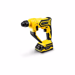 Le design compact de ce perforateur et son faible poids de juste 1,5 kg permettent de le manipuler aisément. Son marteau pneu ...