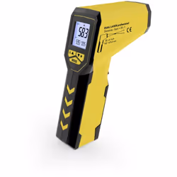 Le pyromètre professionnel Trotec TP7 possède un design industriel et des fonctions optimisés pour la pratique, dont la possi ...