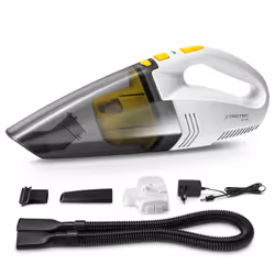 Trotec VC 10 E, Sec&humide, Filtrage, 73 dB, 40 W, Sans sac, Noir, Transparent, Blanc
