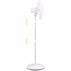 Le TVE 23 S est un ventilateur sur pied de 50 watts à trois vitesses de ventilation, fonction d'oscillation automatique à 80° ...
