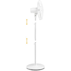 Ventilateur sur pied design Trotec tve 23 s - 50W, hauteur réglable, oscillation